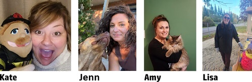 Kate, Melanie, Amy, Lisa